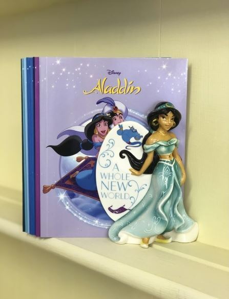 English Ladies Aladdin - Jasmine Flatback Figurine