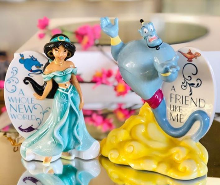 English Ladies Aladdin - Jasmine Flatback Figurine