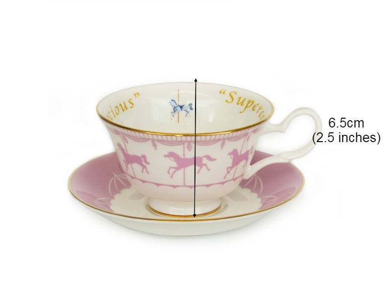English Ladies Mary Poppins - Supercalifragilisticexpialidocious - Cup And Saucer - Tea Set