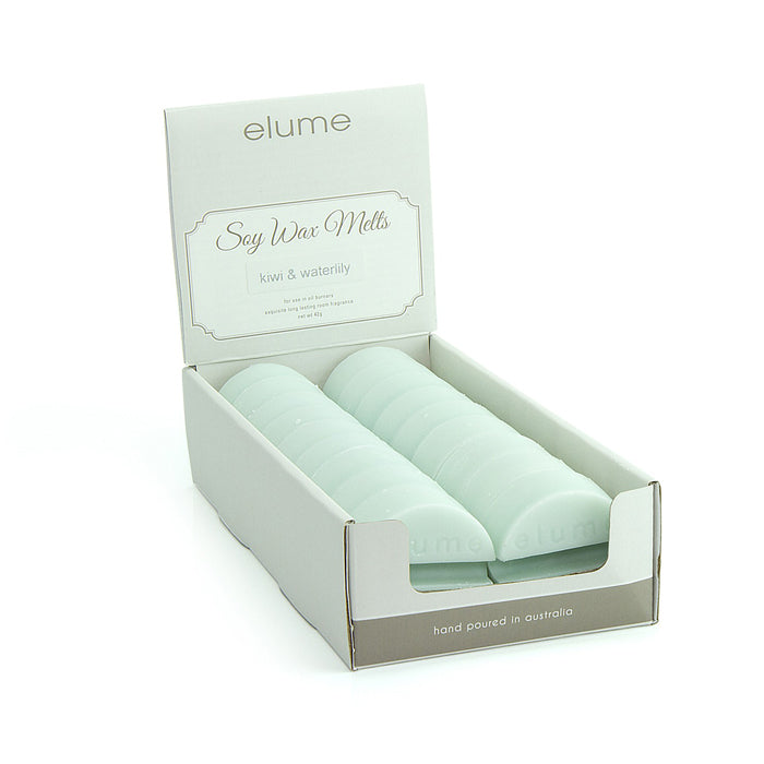 Elume Soy Wax Melt - Kiwi Waterlily