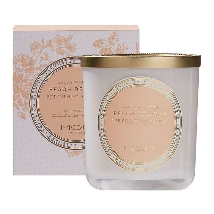 MOR Emporium Classics Perfumed Candle - Blanc Peach Delight