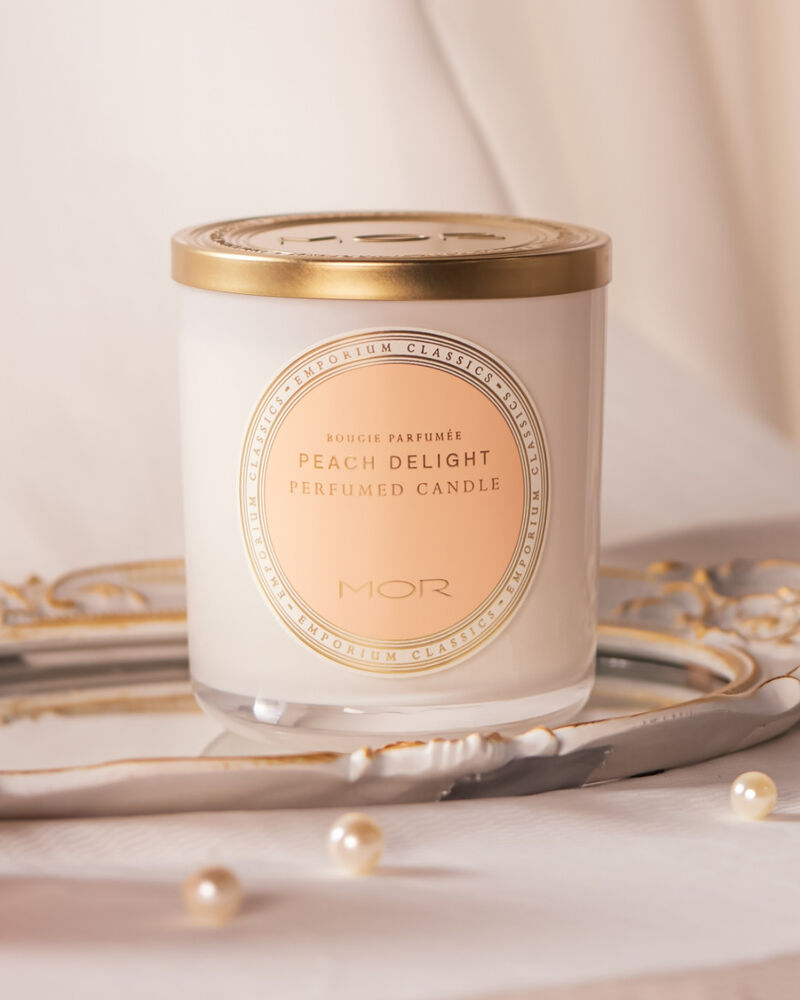 MOR Emporium Classics Perfumed Candle - Blanc Peach Delight