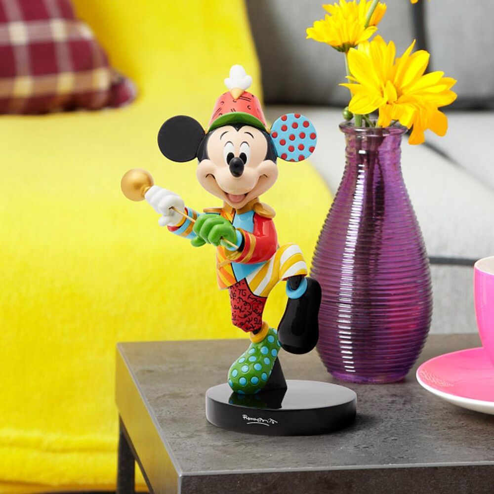 Disney Britto Mickey Mouse Band Leader Large Figurine