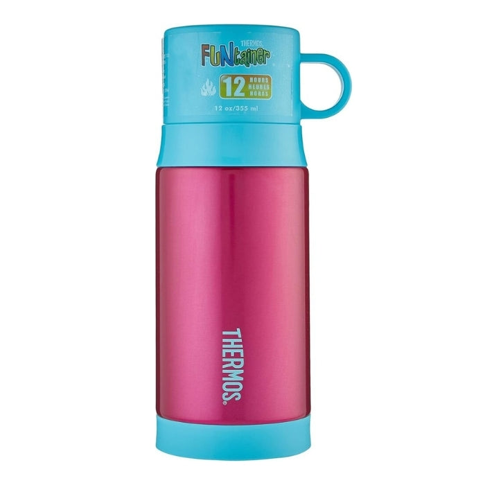 Thermos Funtainer Warm Drink Bottle 355ml Pink