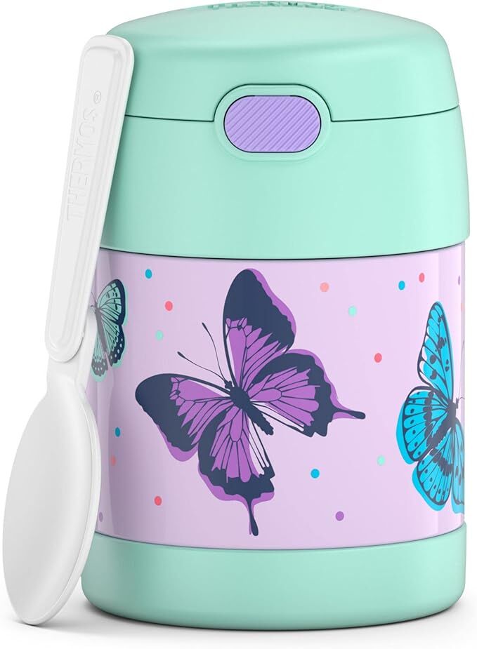 Thermos FUNtainer Vaccuum Insulated Food Jar Butterfly Frenzy 290ml