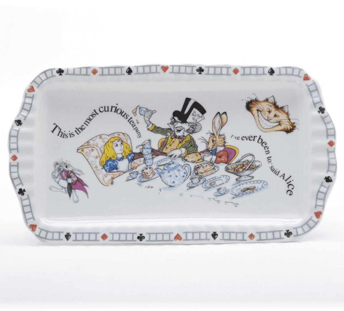 Cardew Design Alice in Wonderland Rectangular Cookie Tray