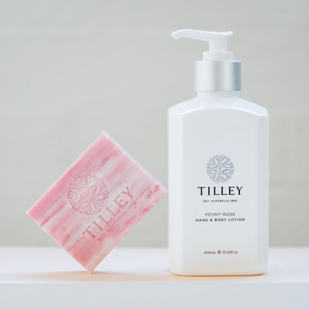 Tilley Body Lotion - Peony Rose 400ml