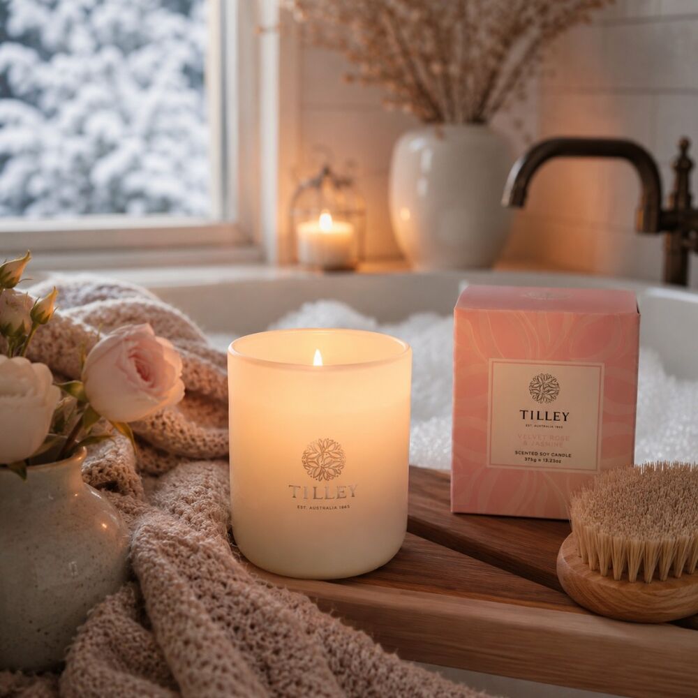 Tilley Rainbow Collection - Velvet Rose & Jasmine Soy Candle