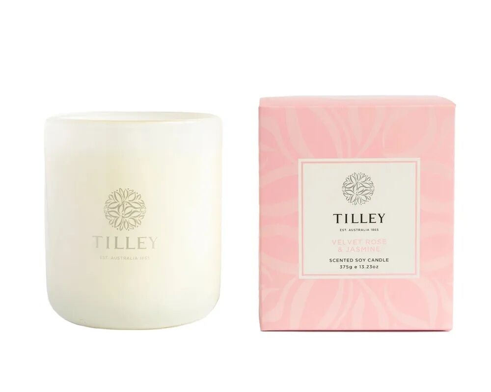 Tilley Rainbow Collection - Velvet Rose & Jasmine Soy Candle