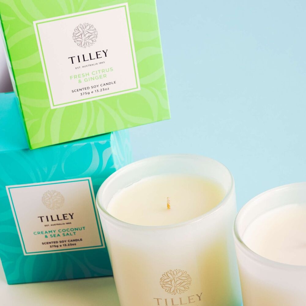 Tilley Rainbow Collection - Fresh Citrus & Ginger Soy Candle