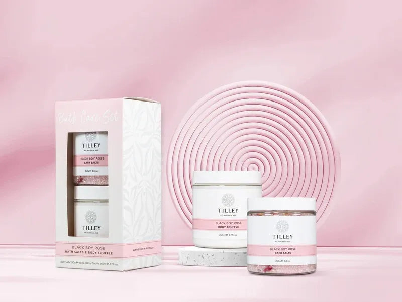 Tilley Bath Care Set - Black Boy Rose