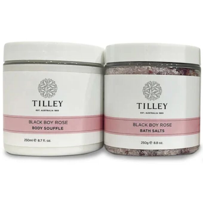 Tilley Bath Care Set - Black Boy Rose