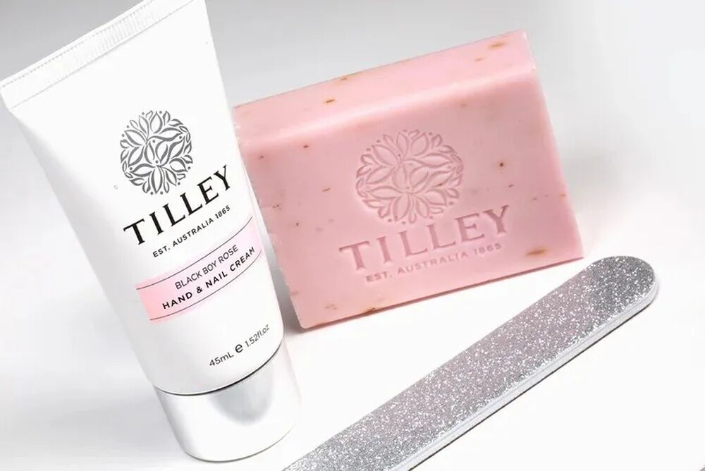 Tilley Hand & Nail Cream Set - Black Boy Rose