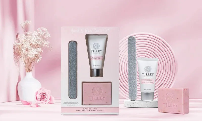 Tilley Hand & Nail Cream Set - Black Boy Rose