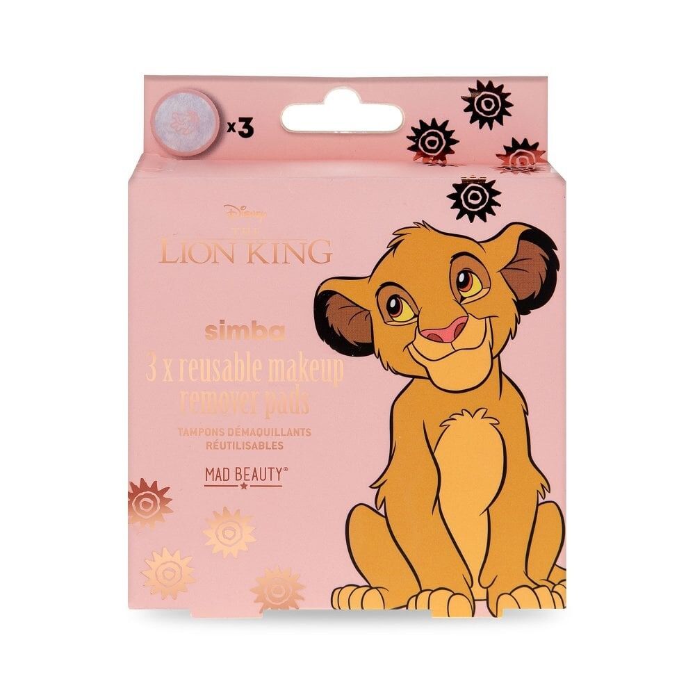 Mad Beauty Disney Lion King Reborn - Re-usable Makeup Cleansing Pads