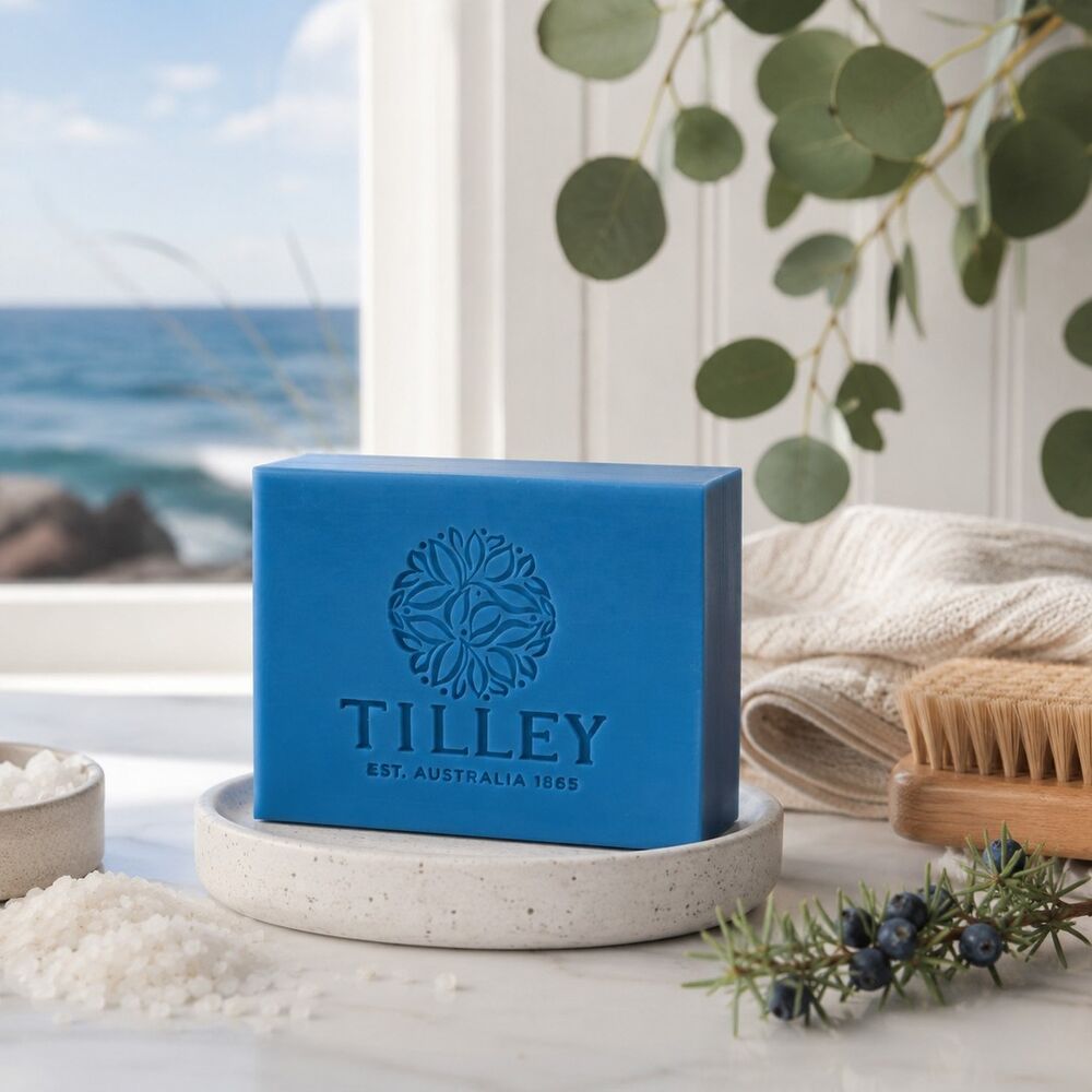 Tilley Fragranced Vegetable Soap - Sea Salt Juniper