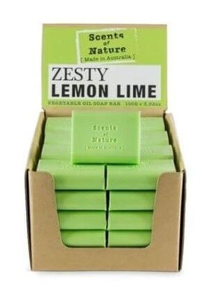 Scents Of Nature By Tilley Soap Bar - Zesty Lemon Lime