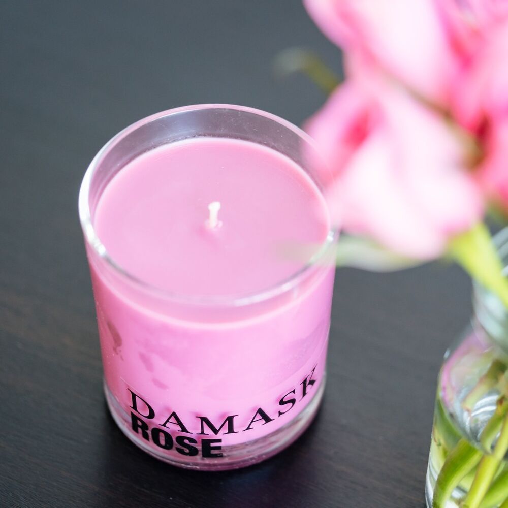 Scents of Nature by Tilley Soy Candle - Damask Rose