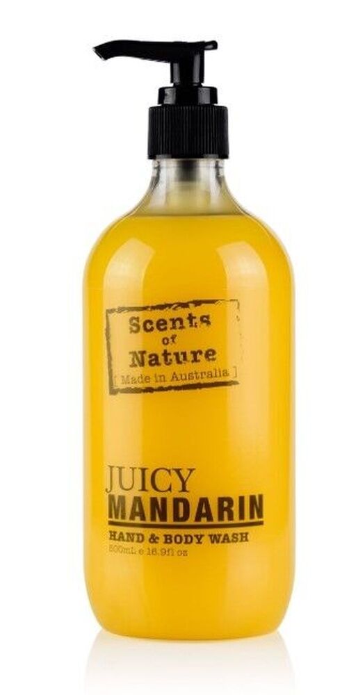Scents of Nature by Tilley Hand & Body Wash - Juicy Mandarin 500ml