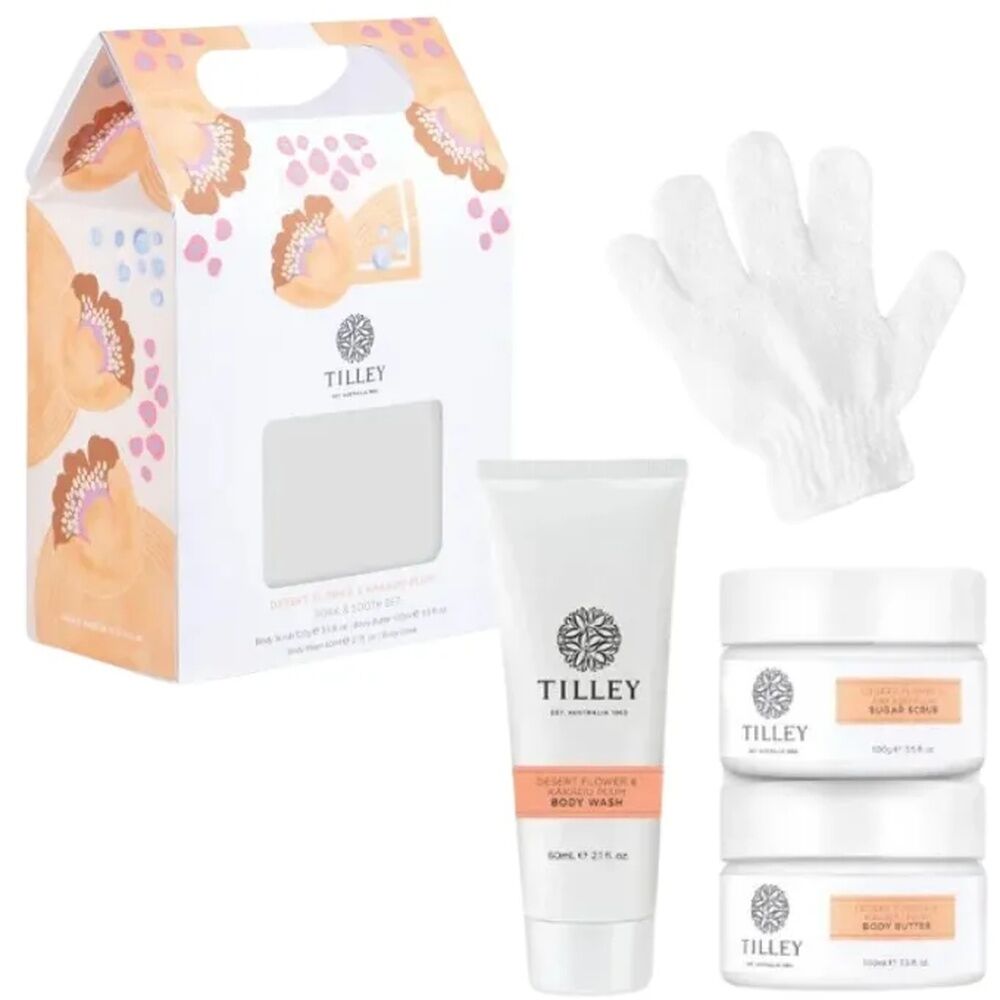 Tilley Soak and Soothe Gift Set - Desert Flower & Kakadu Plum