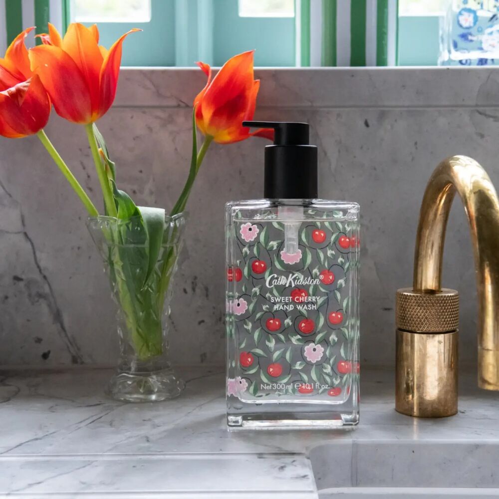 Cath Kidston Glass Bottle Hand Wash - Sweet Cherry