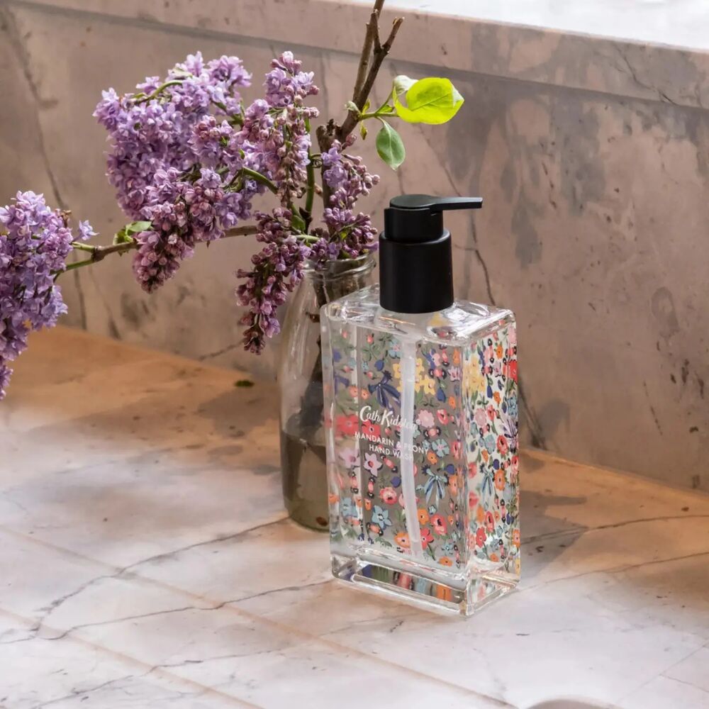 Cath Kidston Glass Bottle Hand Wash - Mandarin & Peony
