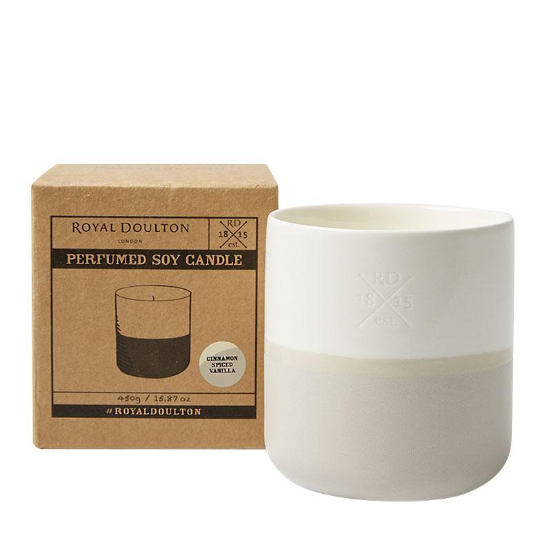 Royal Doulton Home Fragrance Coffee Candle - Cinnamon Spiced Vanilla
