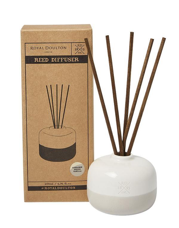 Royal Doulton Home Fragrance Coffee Reed Diffuser - Cinnamon Spiced Vanilla