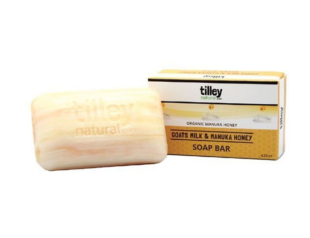 Tilley Natural Goats Milk & Manuka Honey Soap Bar 120g