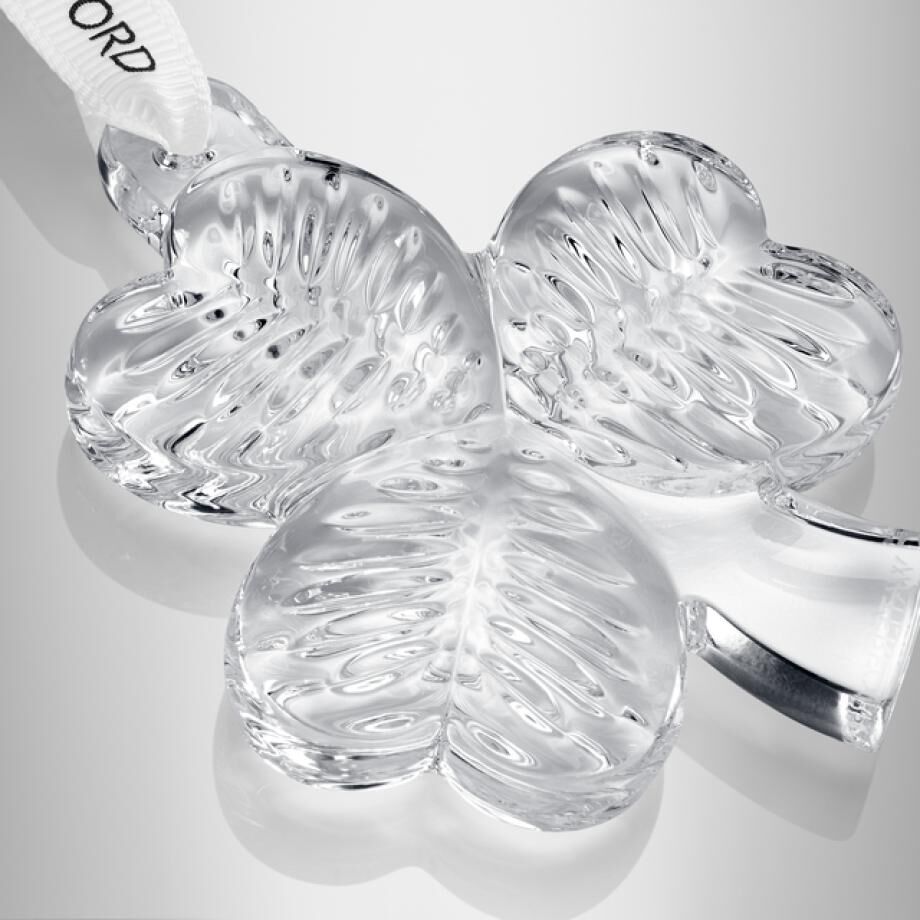 Waterford Crystal Mini Shamrock Hanging Ornament