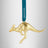 Waterford Golden Christmas Kangaroo Hanging Ornament