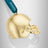 Waterford Golden Christmas Football Helmet Hanging Ornament