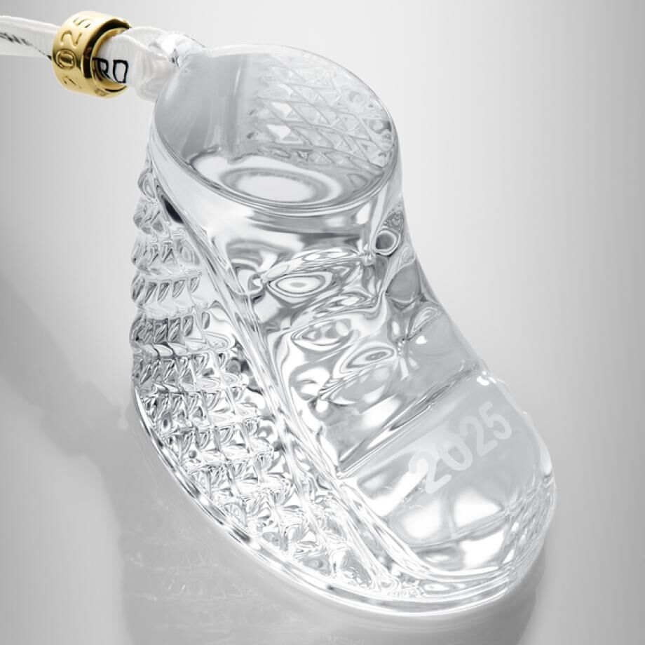 Waterford Crystal Baby's First Boot Hanging Ornament
