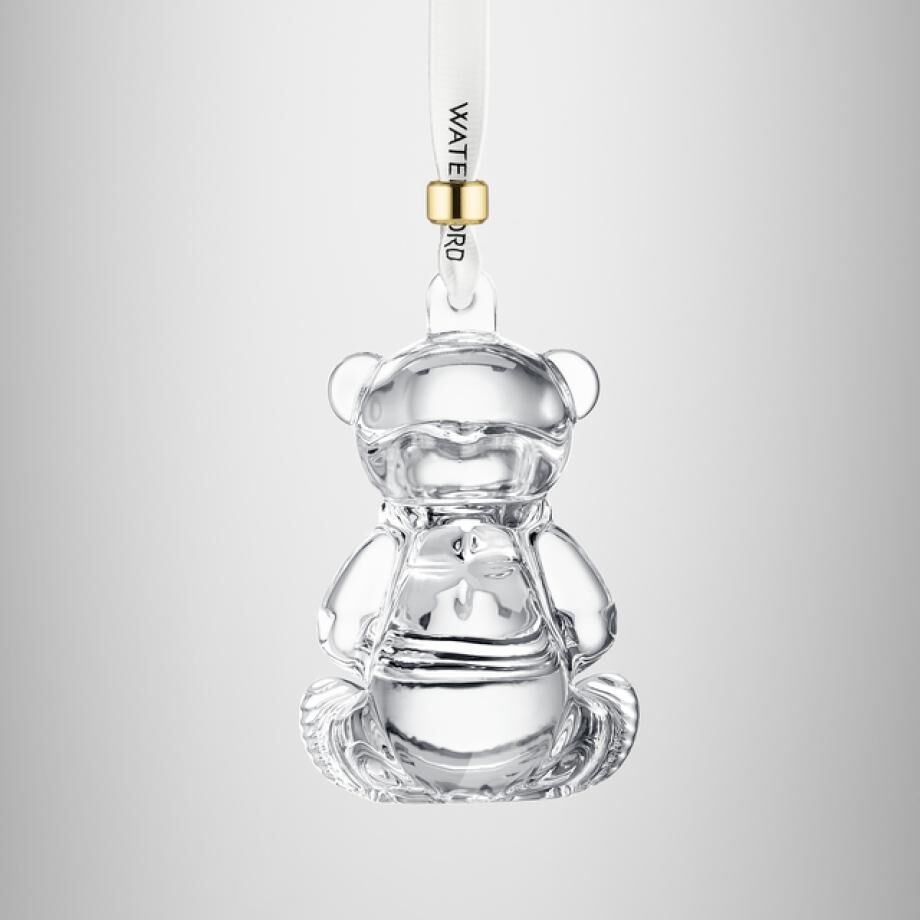 Waterford Crystal My First Bear Hanging Ornament