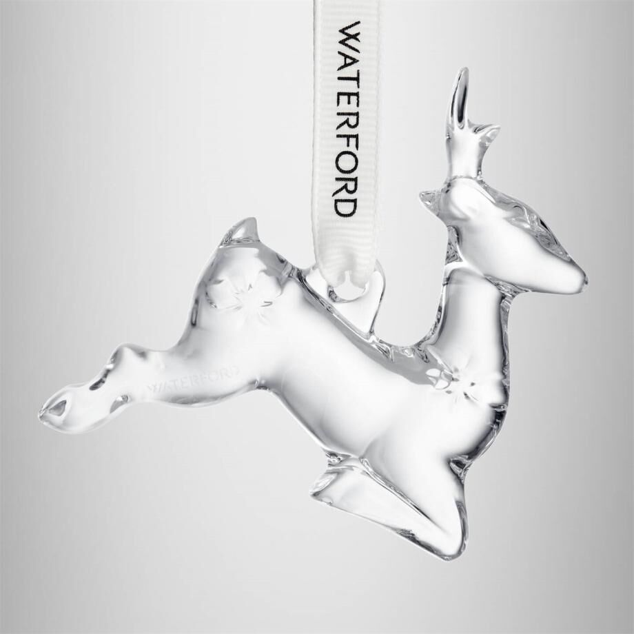 Waterford Crystal Mini Reindeer Hanging Ornament