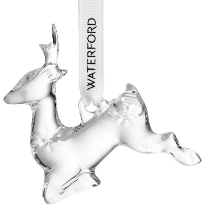 Waterford Crystal Mini Reindeer Hanging Ornament