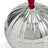 Wedgwood Festive Fluted Silver Coated Hanging Ornament