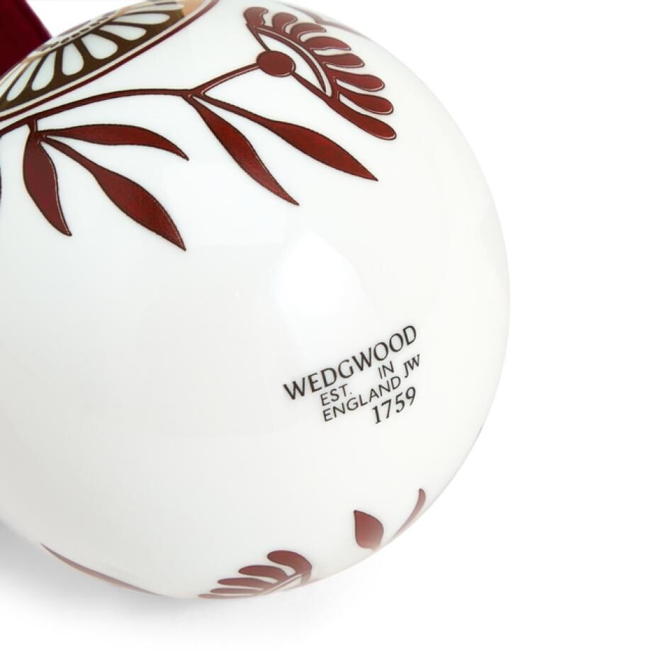 Wedgwood Festive Red Splender No.2 Hanging Ornament