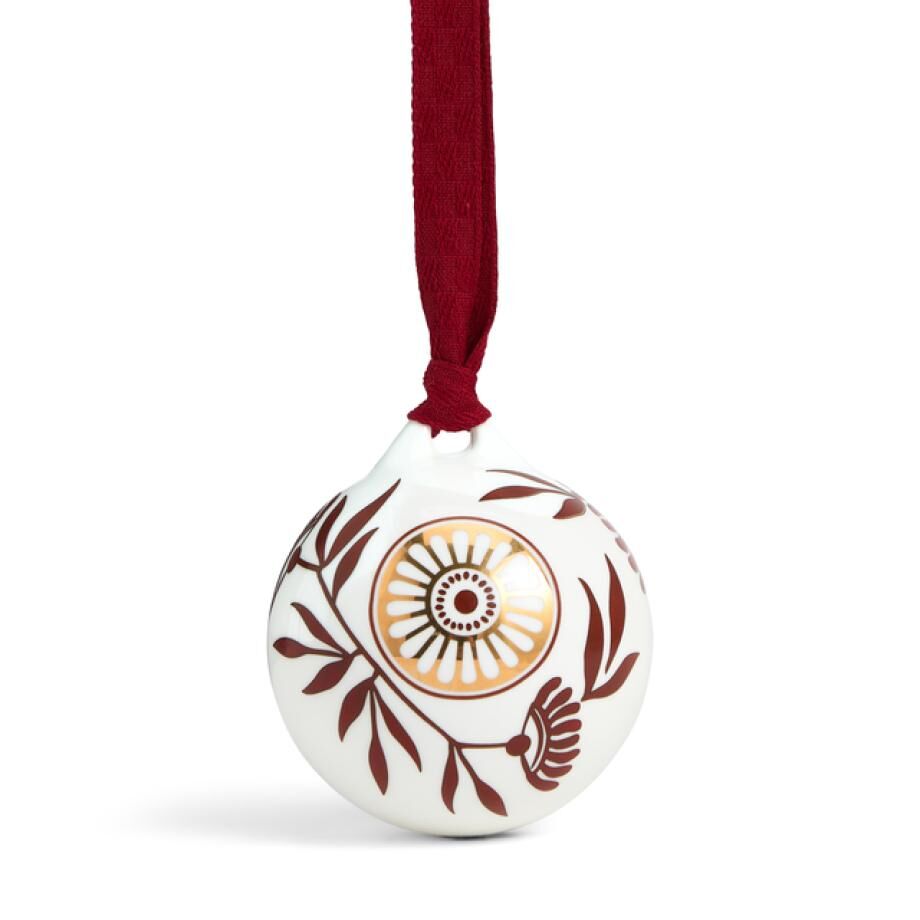 Wedgwood Festive Red Splender No.2 Hanging Ornament