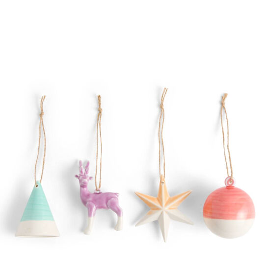 Royal Doulton Christmas 1815 Shapes Hanging Ornament (Set of 4)