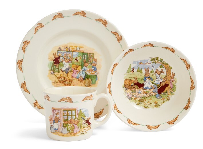 Royal Doulton Bunnykins Children's Bowl, Plate & Mug 3 Piece Set