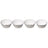 Wedgwood Winter White Set of 4 Christmas Nibble Bowls 11cm