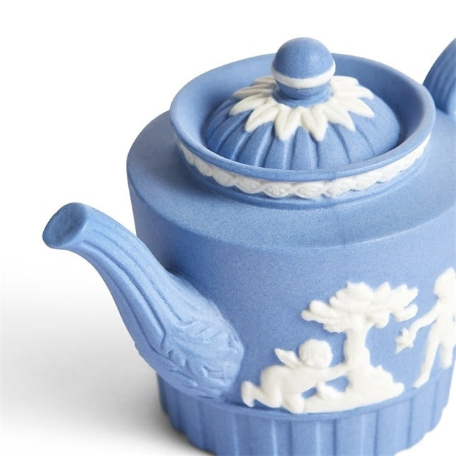 Wedgwood Teapot Blue Hanging Ornament