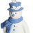 Wedgwood Snowman Blue Hanging Ornament