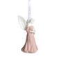 Wedgwood Christmas Angel Hanging Ornament - Pink