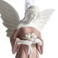 Wedgwood Christmas Angel Hanging Ornament - Pink