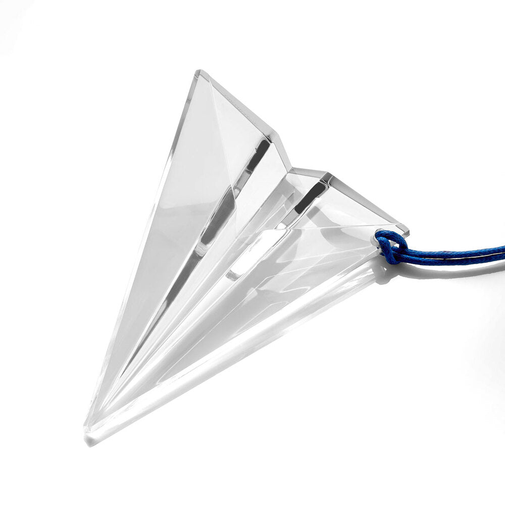 Waterford Crystal Origami Aeroplane Hanging Ornament