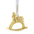 Waterford Golden Rocking Horse Hanging Ornament