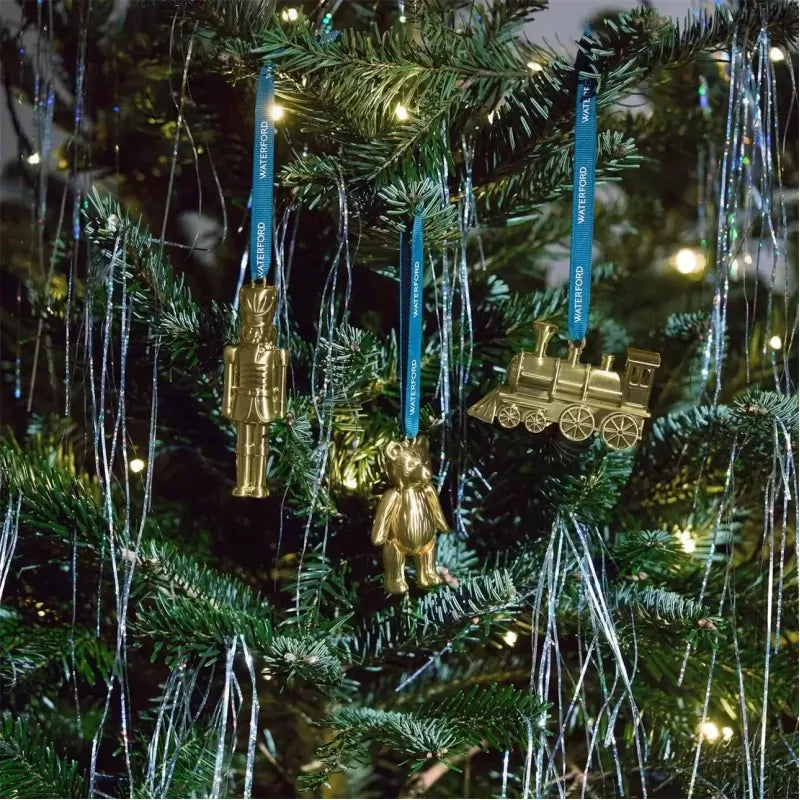 Waterford Golden Teddy Hanging Ornament