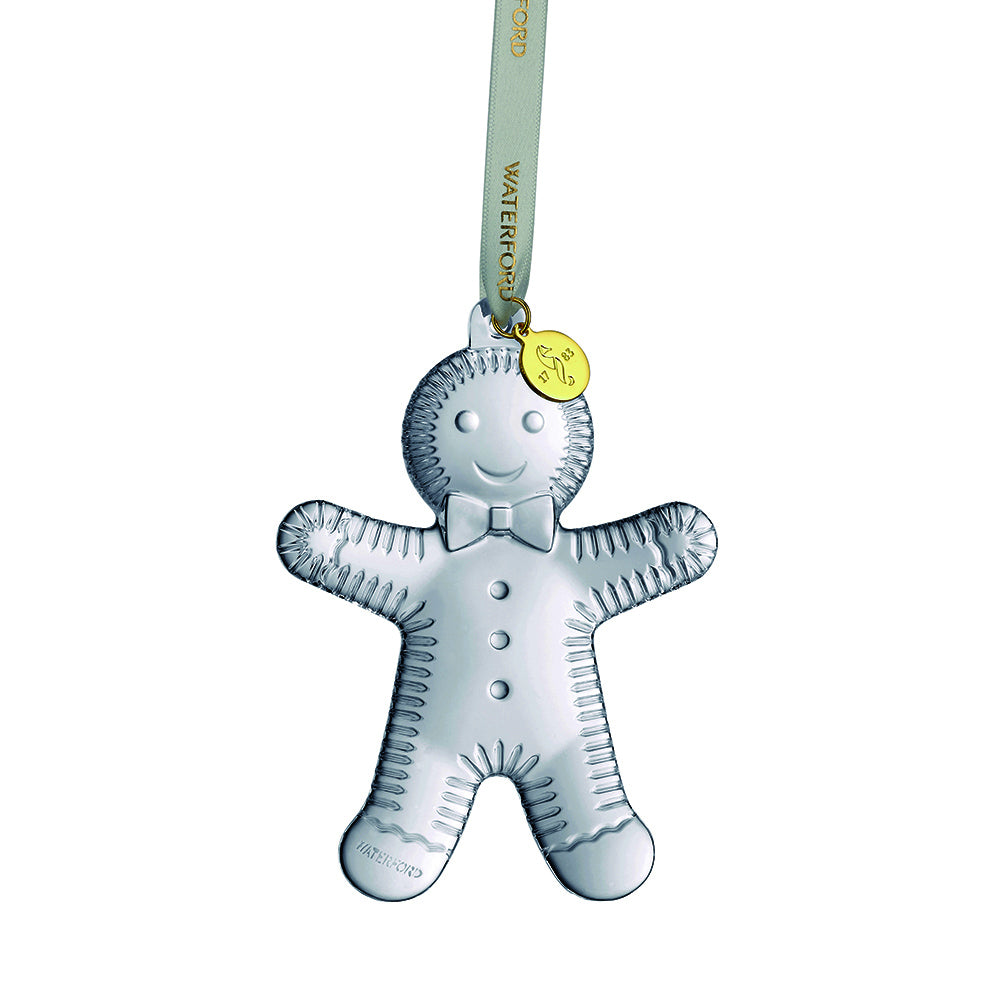 Waterford Crystal Gingerbread Man Hanging Ornament